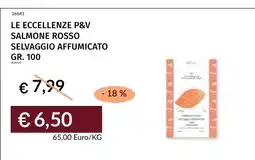 Prezzemolo e Vitale Salmone rosso selvaggio affumicato offerta