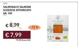 Prezzemolo e Vitale Salmon&Co Salmone Scozzese Affumicato offerta