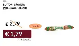 Prezzemolo e Vitale Buitoni sfoglia integrale offerta