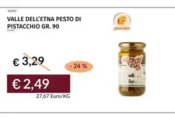 Prezzemolo e Vitale Valle dell'Etna pesto di pistacchio offerta