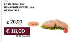 Prezzemolo e Vitale Hamburger di vitellina offerta