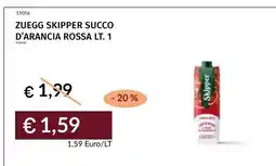 Prezzemolo e Vitale Zuegg Skipper succo d'arancia rossa offerta