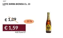 Prezzemolo e Vitale Leffe birra bionda offerta