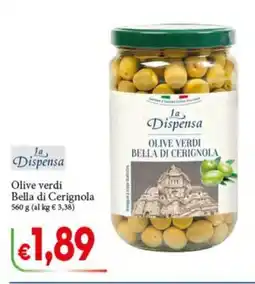 D'Italy La Dispensa Olive verdi Bella di Cerignola offerta