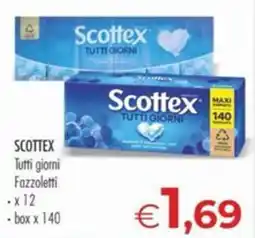 MerSi Supermercati Scottex Tutti giorni Fazzoletti offerta