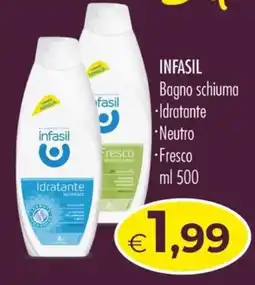 MerSi Supermercati Infasil Bagno schiuma Idratante offerta
