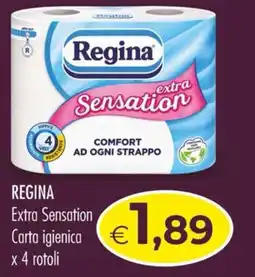 MerSi Supermercati Regina Extra Sensation Carta igienica offerta