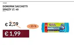 Prezzemolo e Vitale Domopak sacchetti Spazzy offerta