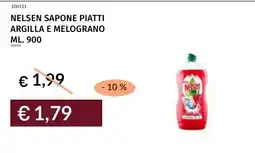 Prezzemolo e Vitale Nelsen sapone piatti argilla e melograno offerta