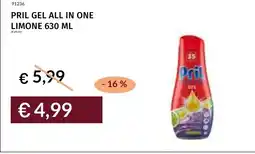 Prezzemolo e Vitale Pril gel all in one limone offerta