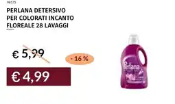 Prezzemolo e Vitale Perlana detersivo per colorati incanto floreale offerta