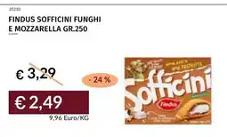Prezzemolo e Vitale Findus sofficini funghi e mozzarella offerta