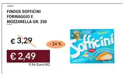 Prezzemolo e Vitale Findus Sofficini formaggio e mozzarella offerta