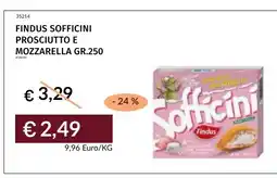 Prezzemolo e Vitale Findus Sofficini Prosciutto e Mozzarella offerta