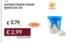 Prezzemolo e Vitale Alpeker frozen yogurt bianco offerta