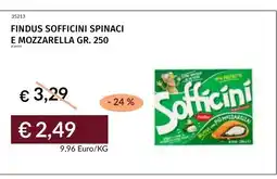 Prezzemolo e Vitale Findus Sofficini Spinaci e Mozzarella offerta