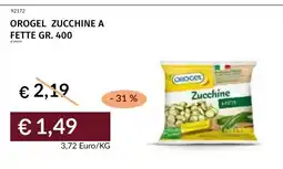Prezzemolo e Vitale Orogel zucchine a fette offerta