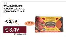Prezzemolo e Vitale Unconventional burger vegetali al pomodoro offerta