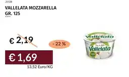 Prezzemolo e Vitale Vallelata Mozzarella offerta