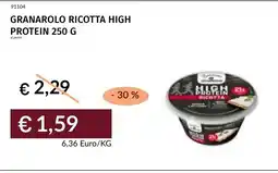 Prezzemolo e Vitale Granarolo ricotta high protein offerta