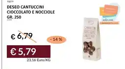 Prezzemolo e Vitale Deeseo cantuccini cioccolato e nocciole offerta