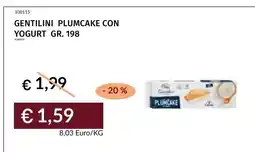Prezzemolo e Vitale Gentilini plumcake con yogurt offerta