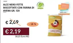 Prezzemolo e Vitale Alce Nero biscotte con farina di avena offerta