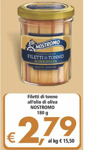 Alter Discount Filetti Di Tonno All'Olio Di Oliva Nostromo 180 g offerta