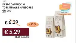 Prezzemolo e Vitale Deseo cantuccini toscani alle mandorle offerta