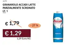 Prezzemolo e Vitale Granarolo Accadi latte parzialmente scremato offerta