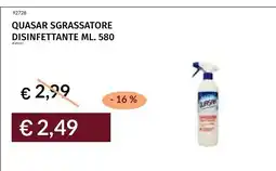 Prezzemolo e Vitale Quasar sgrassatore disinfettante offerta