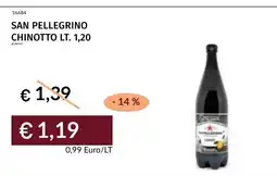 Prezzemolo e Vitale San Pellegrino Chinotto offerta