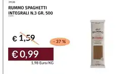 Prezzemolo e Vitale Rummo spaghetti integrali n.3 offerta