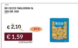 Prezzemolo e Vitale De Cecco taglierini n. offerta
