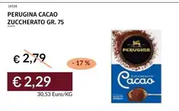 Prezzemolo e Vitale Perugina Cacao Zuccherato offerta