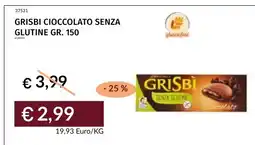 Prezzemolo e Vitale Grisbi cioccolato senza glutine offerta