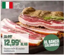 Banco Fresco Guanciale di suino nazionale offerta