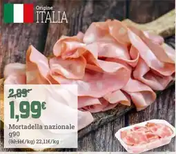 Banco Fresco Mortadella nazionale offerta