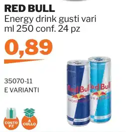 GrosMarket Red Bull Energy drink gusti vari offerta