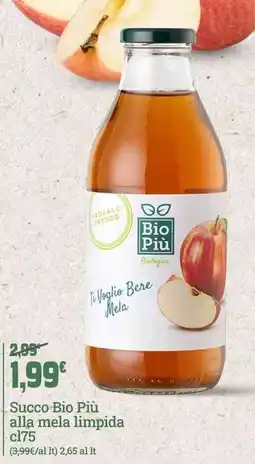 Banco Fresco Succo Bio Più alla mela limpida offerta
