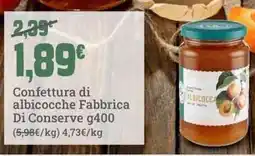 Banco Fresco Confettura di albicocche Fabbrica Di Conserve offerta