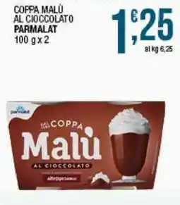 Sidis Coppa Malù al cioccolato Parmalat offerta