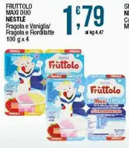 Sidis Fruttolo Maxi Duo Nestlé offerta