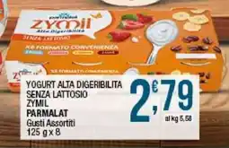 Sidis Yogurt alta digeribilità senza lattosio Zymil Parmalat offerta