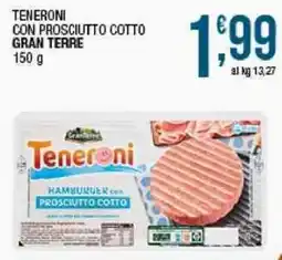 Sidis Teneroni hamburger con prosciutto cotto offerta