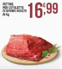 Sidis Fettine per cotolette di bovino adulto offerta