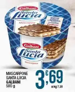 Sidis Mascarpone Santa Lucia Galbani offerta