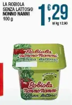 Sidis Robiola Nonno Nanni senza lattosio offerta