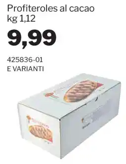 GrosMarket Profiteroles al cacao offerta