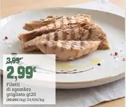 Banco Fresco Filetti di sgombro grigliato offerta
